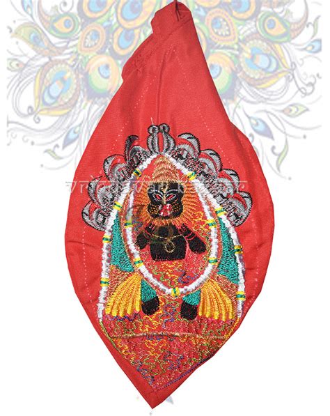 Shri Narsimha Dev embroidered japa bag – Vrindavan Bazaar