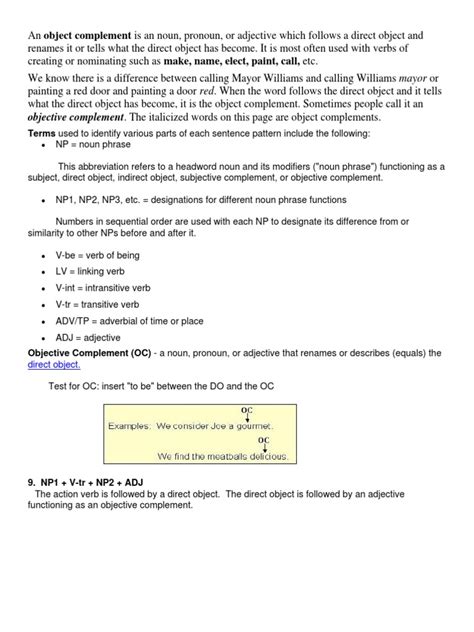 Image result for Objective Complement