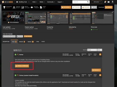 Image result for Vortex Tutorial Modding