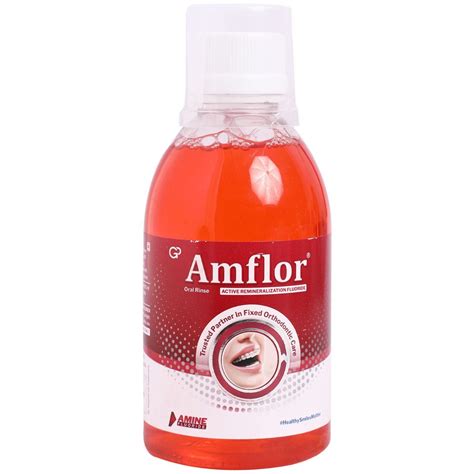 Amflor Oral Rinse 250 ml Price, Uses, Side Effects, Composition ...