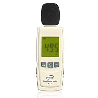 Decibel Meter 30-130 dB Sound Meter Noise Meter Max/Min/Data Hold Sound ...