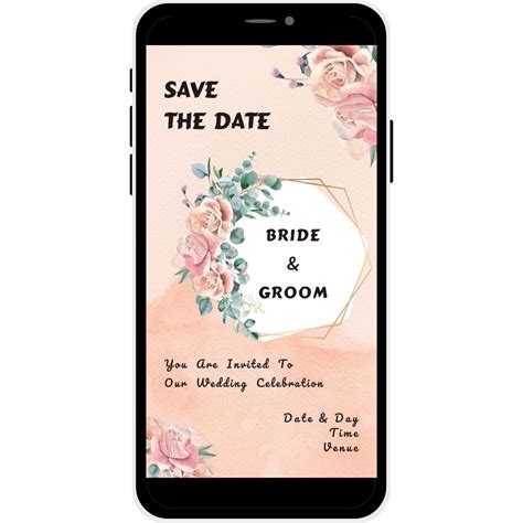 Pastel Bliss Save the Date Invitation Card | Wedding Invite – ArtRovers