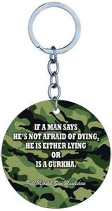 Surprisestore Indian Army Quote Designer Printed Keychain Key Chain ...