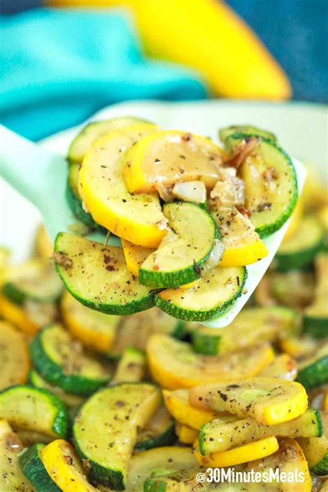 Sauteed Squash and Zucchini Recipe - 30 Minutes Meals
