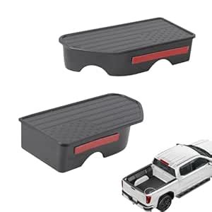 Zikefest 2PCS Bed Rail Stake Pocket Covers, Compatible with GMC Chevy ...