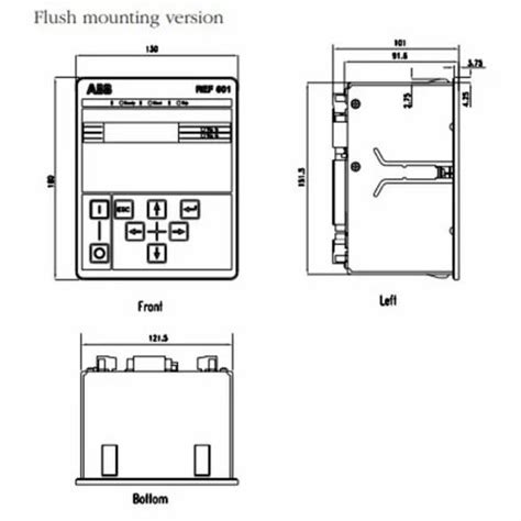 ABB Numerical Relays - REF611 Feeder Protection Relay Wholesaler ...
