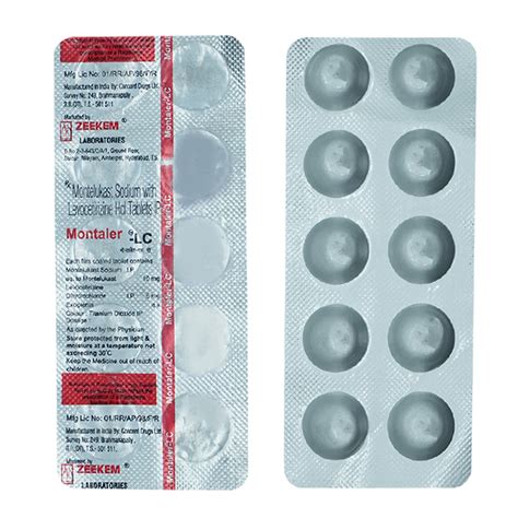 Montaler-LC Tablet | Uses, Side Effects, Price | Apollo Pharmacy