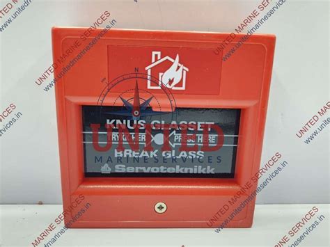 CONSILIUM SERVOTEKNIKK GENERAL ALARM IP24 MANUAL CALL POINT 1270240 ...