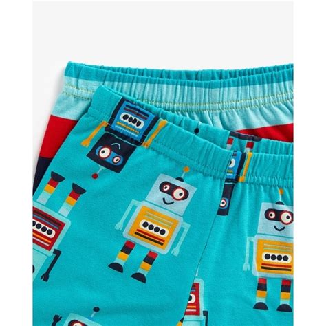 Buy Boys Short Sleeves Pyjamas Robot Printed-Pack of 2-Multicolor ...