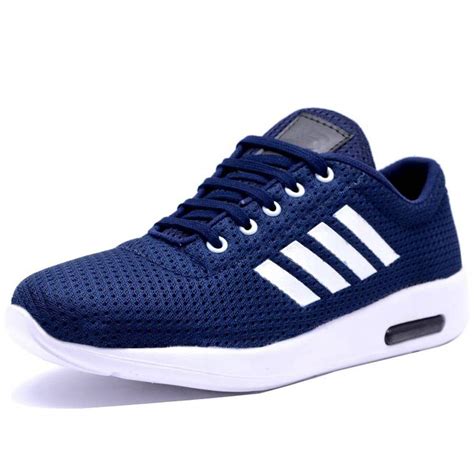 Footind 1603 Synthetic Leather Sports Shoes for Men Size_7 (Dark Blue ...