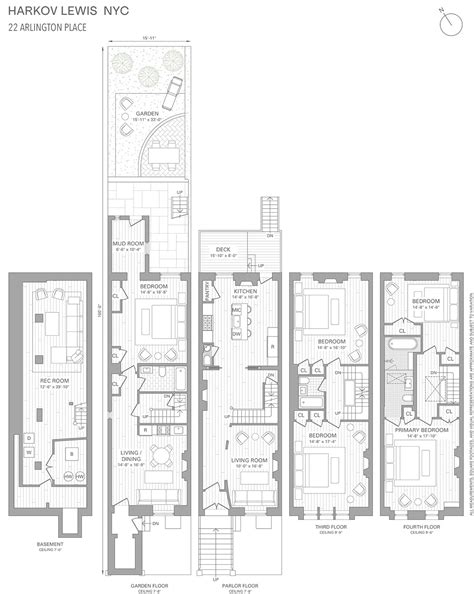 Nyc Brownstone Floor Plans 86 3rd Place