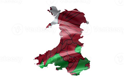 Wales map outline icon. PNG alpha channel. Country with national flag 21194072 PNG