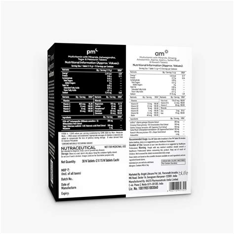 Buy TRUEBASICS AM:PM MULTIVITAMIN FOR MEN - 30 TABLETS Online & Get ...