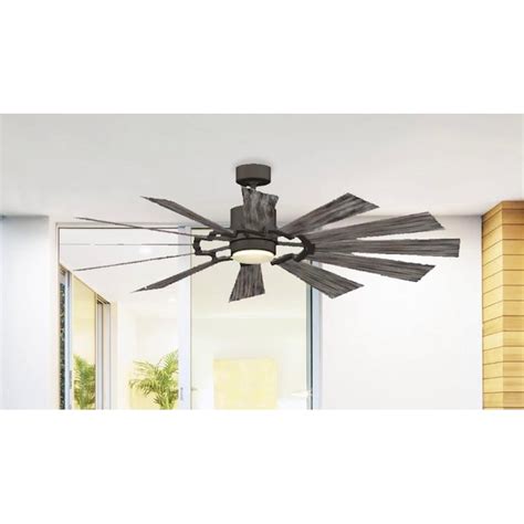 Fanimation Studio Collection Kindred 60-in Matte Greige with Weathered ...