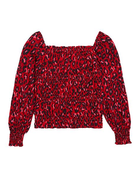 Buy Animal Print Top (6 - 16 Yrs) at Marks & Spencer