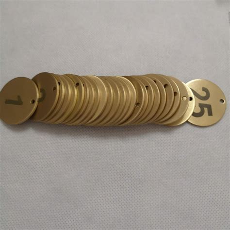 Numbered Brass Tags with Key Rings – Streetsoul Online