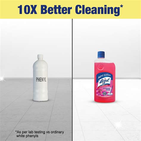 Buy Lizol Floral Disinfectant Surface Cleaner, 1 Litre | 19 Minutes ...