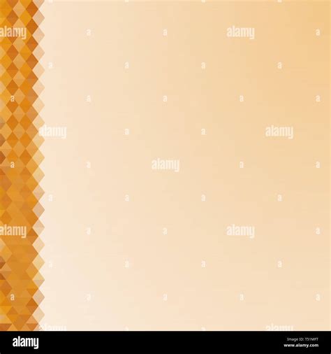 Beige blank background with geometric triangular strip on the side ...