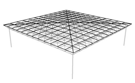 Image result for Single Layer Grid Space Frame