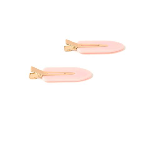 Accessorize London Women's 2 Pack 90S Clips - Pink/Gold - Accessorize India