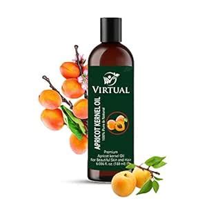 Buy VIRTUAL Pure Apricot Kernel Oil For Shine Hair, Skin Care ...