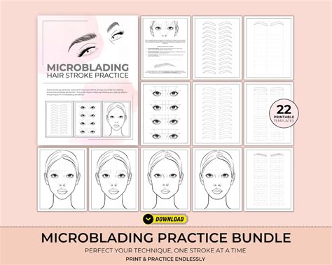 Image result for Microblading Hair Stroke Patterns