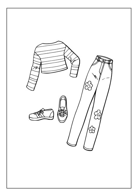 Clothes Coloring Worksheet 的图像结果