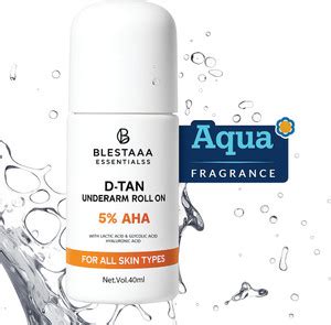 blestaaa essentialss 5% AHA Underarm Roll-On | Lactic Acid & Glycolic ...