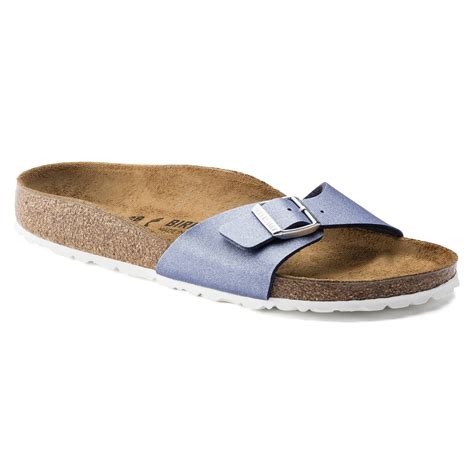 BIRKENSTOCK Madrid Birko-Flor Sandal - Icy Metallic Azure Blue