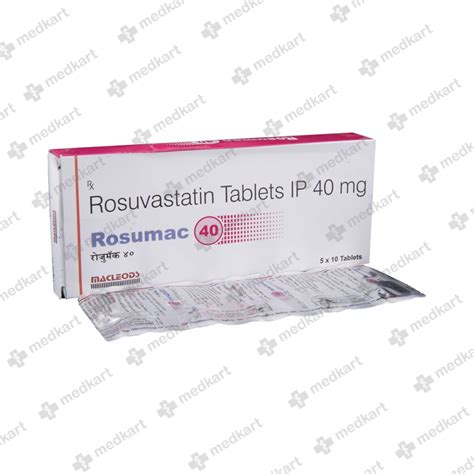 ROSUMAC 40MG TABLET 10'S, Price, Composition & Generic Alternatives ...