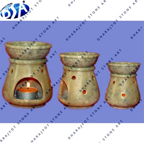 Natural Marble Jali Work Carved Oil Candle Holder – Dharajyot Stone Art