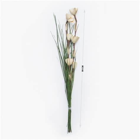 Buy Botanical-Art Flowers Plastic Palm Rose Bunch from Home Centre at ...