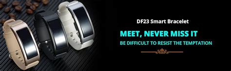 OMNiX™ DF23 Bluetooth 4.0 Smart Bracelet Heart Rate Monitor IP68 ...