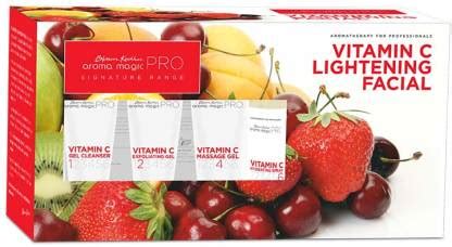 Buy Aroma Magic Vitamin C Skin Lightening Facial Kit (649gm) Online in ...