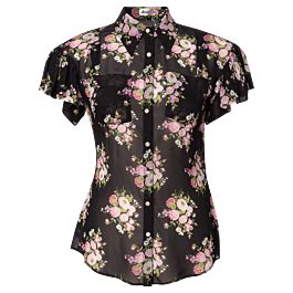 Georgie Bluse flower sea - Blusen & Hemden von Lena Hoschek
