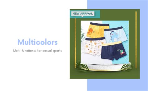 Buy Hugh Ugoli Toddler Little Boys Underwear Soft Cotton Boxer Briefs 2 ...