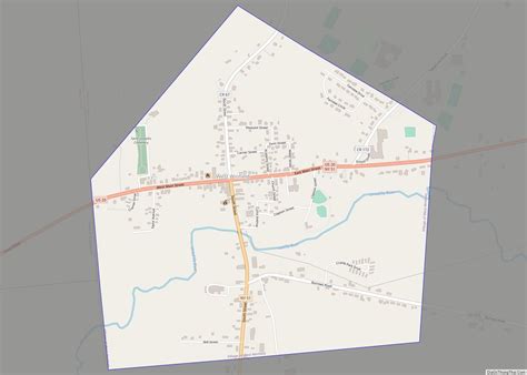 Map of West Winfield village