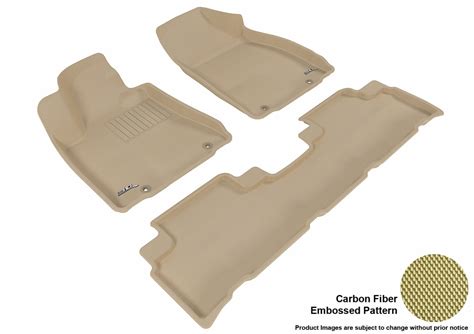 3D MAXpider 2010-2012 Lexus RX350/450H Front & Second Row Set All ...