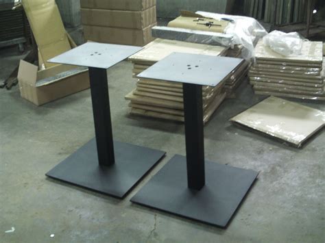 定製桌腿桌腳餐飲鐵藝桌支架吧檯腳金屬不鏽鋼底盤支撐柱鑄鐵腿-Taobao