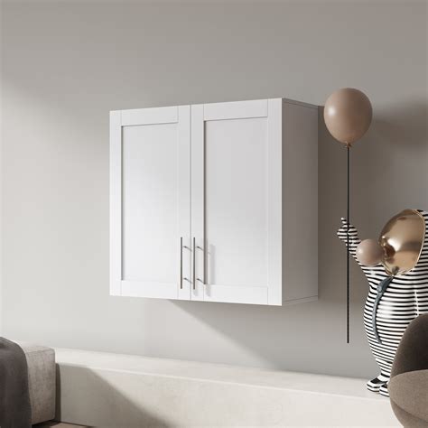 Red Barrel Studio® Aether Wall Mounted Storage Cabinet，white cabinet & Reviews | Wayfair