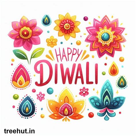 Free Happy Diwali Stickers Cutout Printables for Diwali Decorations ...