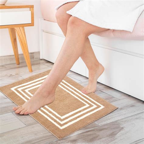 Buy Encasa XO Super Soft Microfibre Bath Mat 60x40 cm, Super Absorbent ...