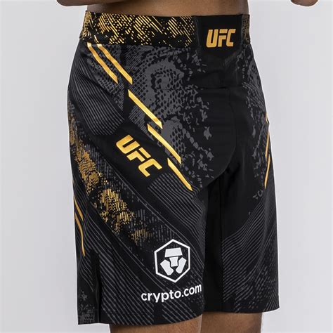 VENUM MMA Fight Shorts UFC Authentic Fight Night, Long Fit, Adrenaline, black-gold, S | S | 12934-2