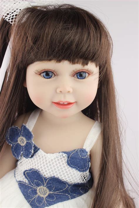 长发换装梳妆可爱公主洋娃娃 欧美流行热卖18寸娃娃 女孩玩具礼物-阿里巴巴