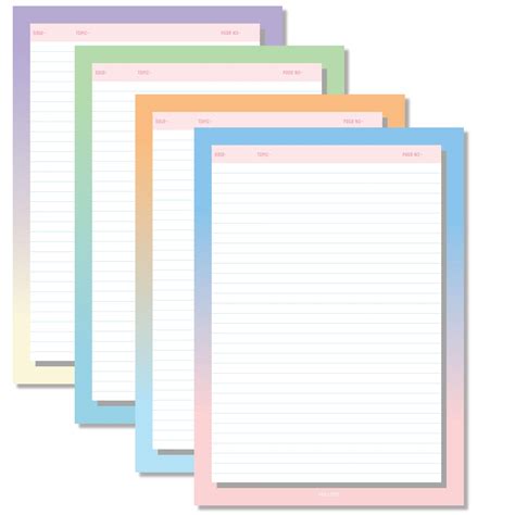 Fun Lines Premium A4 Project Papers - Pack of 80 (Gradient) : Amazon.in ...