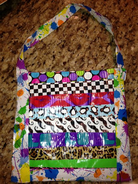Duct Tape Purse Tutorial 的图像结果
