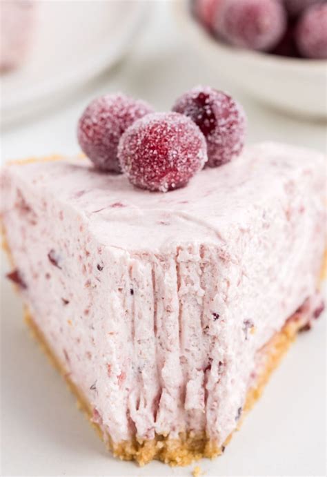 Easy No Bake Cranberry Fluff Pie - Together as Family