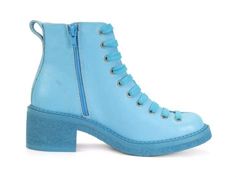 Wanderer - Blue | Lace-Up Ankle Boots | Fluevog Shoes