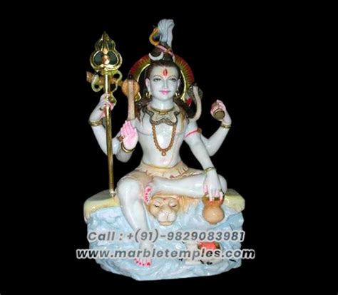Buy Marble Shiva Statue (Murti) in Jaipur, India - Marble Artifacts