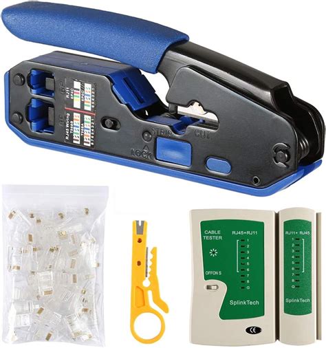 Solsop Network Cable Tester & Crimping Tool Kit with India | Ubuy